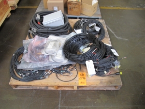LOT TO INCLUDE: (1 PALLET) MISC. ELECTRICAL CABLE AND WIRE. LOADING & HANDLING FEE $15-4576